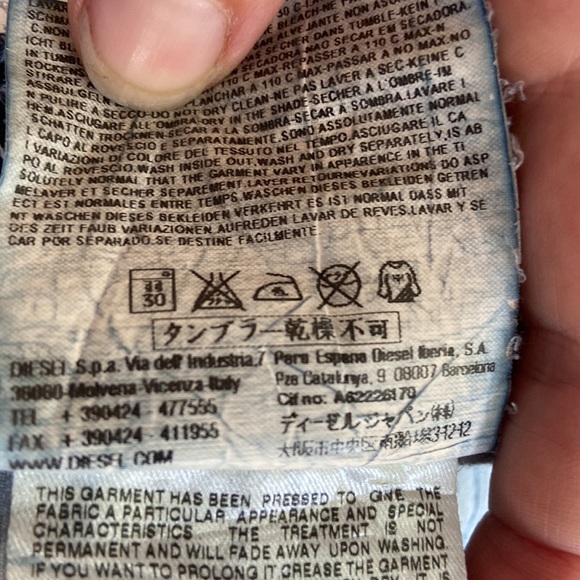 Diesel Viker regular straight fit, distressed men’s jean sz 32w 34Length - Picture 10 of 14